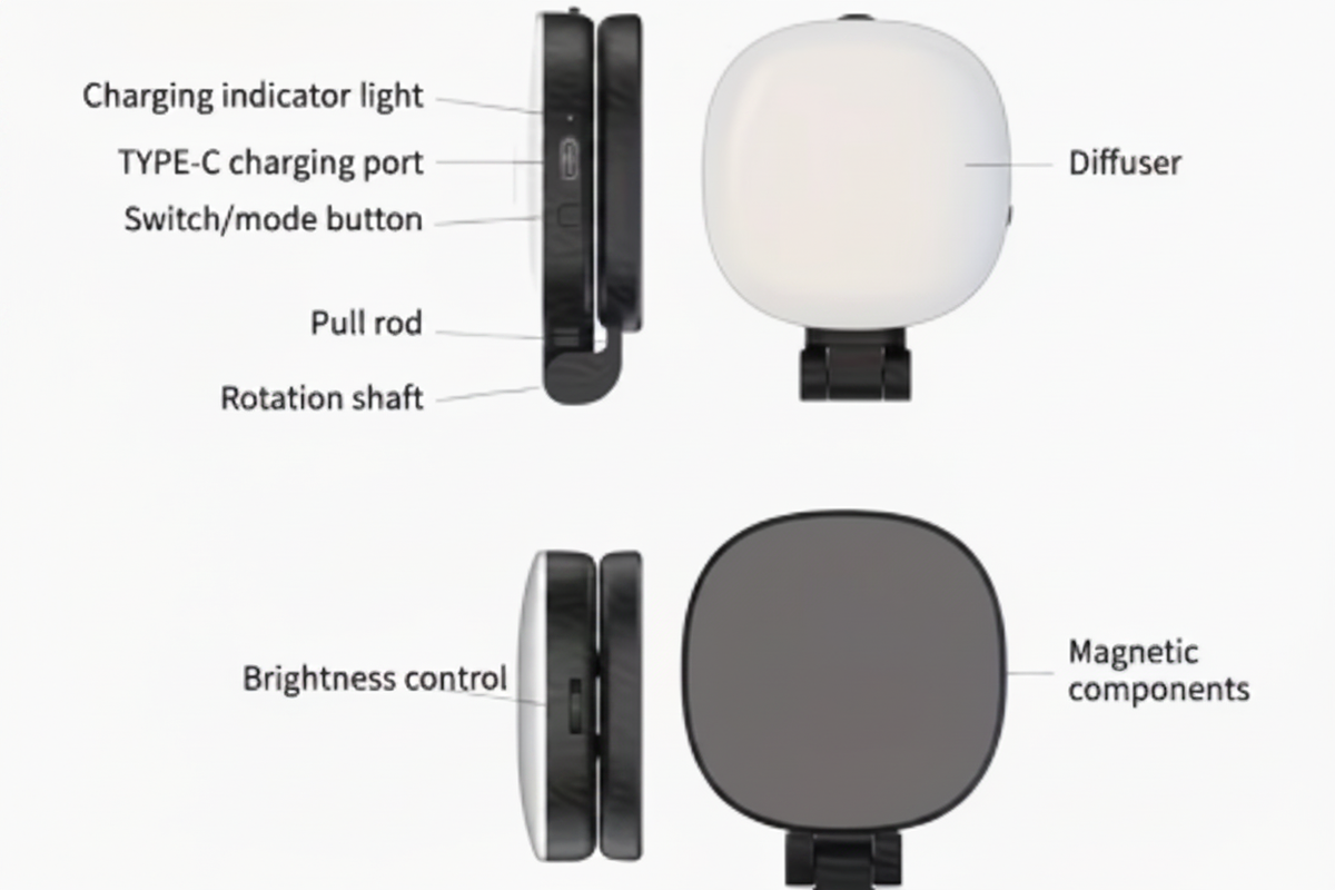 High Resolution Product Parts Diagram